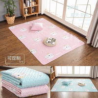 Tùy chỉnh tatami cotton mat phòng ngủ của trẻ em bò mat Bắc Âu phòng khách mùa hè thảm mỏng có thể được máy rửa tham chui chan