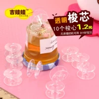 【E6】 10 пустого сердца (прозрачный цвет)