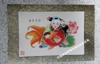 У молодежной живописи Tianjin Yangliu есть год после многих лет ручной ручной работы вручную