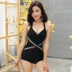 2019 Hàn Quốc mới bikini bikini một mảnh gợi cảm áo tắm nữ khoe lưng trần thon gọn ngực nhỏ thu thập áo tắm mùa xuân nóng - Bộ đồ bơi One Piece Bộ đồ bơi One Piece