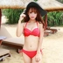 Ai Nifu Rui tấm thép đen đỏ gợi cảm tụ tập ngực bikini nữ bơi thử nghiệm nghệ thuật người mẫu BIKINI Bikinis
