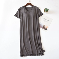 Темно -серый [v -neck] [Принесение грудной прокладки]