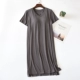 Темно -серый [v -neck] [Принесение грудной прокладки]