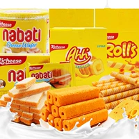Индонезия импортировал сыр Nabati Naibao сыр, ароматный престиж печенье для сердца рулона повседневная комбинация закусок