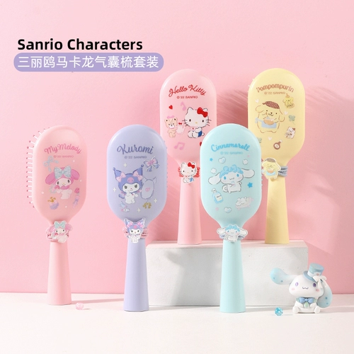 Sanrio, милая подушка безопасности для кожи головы, массажер, кушон, расческа