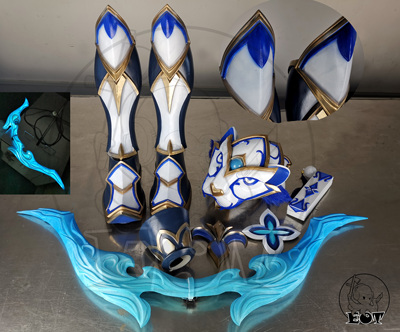 taobao agent Blue and white heroes, props, octopus, cosplay