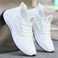 Белая универсальная сетчатая спортивная обувь для отдыха, белая обувь, коллекция 2021, в корейском стиле, мягкая подошва