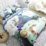 Hai yếu tố phim hoạt hình phim hoạt hình Chinchilla giường đặt bốn 1.8 m sinh viên chăn đơn bìa 1.2 m ba mảnh