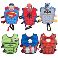 Детский спасательный жилет, мультяшный плавательный аксессуар, 3-6 лет, Супермен, бэтмен