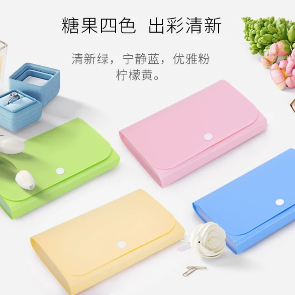 Cute stationery, small organ for documents, organizer bag