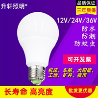 Светильник, светодиодная лампочка, 12v, 24v, 36v, E27, с винтовым цоколем