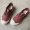 Giày nhỏ màu trắng nữ mùa hè lưới thấp vải đỏ giày đế bệt - Plimsolls giầy dép juno