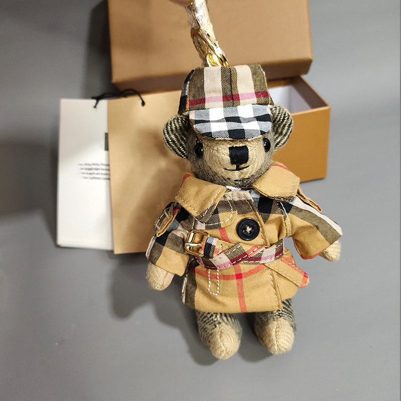 Camel HatBear Pendant Bear Bag Pendant Key buckle Hanging decoration originality automobile Key chain lovely personality teddy bear