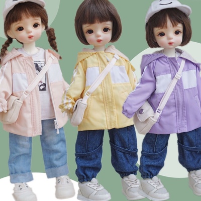 taobao agent Doll suitable for men and women, clothing, jacket, trench coat, scale 1:6