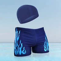 Классические синие огненные брюки+шляпа