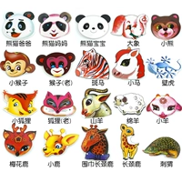 Детский сад сказочный персонаж игра играет маска, свинья, утка, курица, кошка, кошка, собака, собака, лягуша