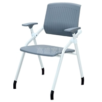 Серый одиночный стул (пластик)