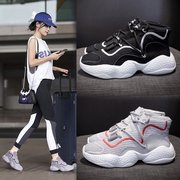 Giày cũ nữ Hàn Quốc phiên bản của ulzzang Harajuku mùa hè hoang dã lưới thoáng khí sneakers hip hop street dance giày cao
