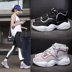 Giày cũ nữ Hàn Quốc phiên bản của ulzzang Harajuku mùa hè hoang dã lưới thoáng khí sneakers hip hop street dance giày cao Giày cao gót