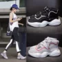 Giày cũ nữ Hàn Quốc phiên bản của ulzzang Harajuku mùa hè hoang dã lưới thoáng khí sneakers hip hop street dance giày cao giày boot cổ thấp