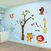 Настенные наклейки на стену, мультяшная наклейка для детской комнаты, детское украшение для раннего возраста