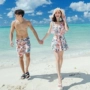 Qihai 2019 cặp đôi đồ bơi nữ một mảnh kiểu váy che bụng thon gọn kích thước ngực thép tấm tập hợp áo tắm nữ - Vài đồ bơi bộ đồ đôi đi biển đẹp