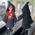 thoi trang haloween Bé gái Halloween cosplay phù thủy bí ngô váy trẻ em ăn mặc trang phục dành cho trẻ em và trẻ em trung niên dạ quang váy đèn lồng happy happy halloween Trang phục haloween