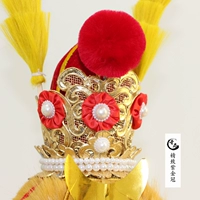 Monkey King Purple Gold Crown Xiantao Opera cung cấp mũ bảo hiểm Dasheng Yu Yu đạo cụ phổ biến - Sản phẩm Đảng / Magic / Hiệu suất 	phụ kiện cosplay natra	