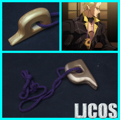 taobao agent [LJCOS] Jojo's wonderful adventure gold, the wind of the COSPLAY props