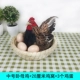 Mô phỏng gà mái trang trí động vật mẫu vật mô hình gà mái đẻ trứng siêu thị Meichen trang trí phòng khách hàng thủ công may mắn