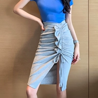 Серый (юбка)