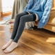 Vớ len mùa thu và mùa đông của phụ nữ Nhật Bản vớ đầu gối trên vớ đầu gối vớ cao vớ vớ dày dày một nửa vớ dài - Vớ hàng tuần