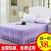 Simmons trải giường váy đơn mảnh ren giường công chúa Hàn Quốc trượt giường 1,5 m bảo vệ