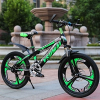 22 -INCH Черно -зеленый интегрированный колесо [одиночная скорость] роскошная версия