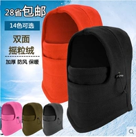 Зимняя бархатная удерживающая тепло уличная маска для велоспорта подходит для мужчин и женщин, ветрозащитный шлем, шапка, увеличенная толщина