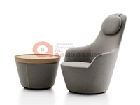 Nội thất thiết kế Bắc Âu Ro dễ dàng ghế vải giải trí đơn ghế mô hình đơn giản nhà kỹ thuật đồ nội thất ghế bành