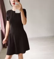 Мачта есть Jingzhuang Shao Faber+платье издания маленькое черное платье юбки ~~ k