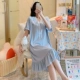 1164la Pit Strip Lualing Border Blue