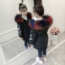 Áo khoác cotton nữ 2018 phiên bản Hàn Quốc mới của bé trai lớn 10 quần cotton xuống Quần áo bé gái 12 tuổi dày 15 mùa đông Bông