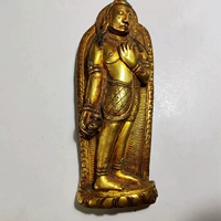 Новый стиль Непала Ранний Матрея Будда Статуя Лимы бронзовой позолоченное золото и бронзовые
