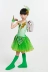 Trẻ em mới mẫu giáo hoa nhài cỏ trang phục biểu diễn cô gái xếp lá xanh sân khấu trang phục biểu diễn múa - Trang phục Trang phục