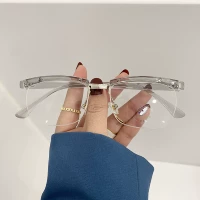 Tom Hardy Glasses Men's Eyebal Business Half Frame можно оснащен