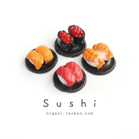 NIGani độc quyền mô phỏng phiên bản mới của trò chơi chơi cá hồi sáng tạo nhỏ sushi trâm cài kim ghim lại - Trâm cài cài áo