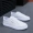 Giày nam mùa xuân màu trắng Giày vải trắng Giày nam homeshoe giày có dây thông thường