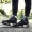 Giày cao cổ nam phiên bản Hàn Quốc theo xu hướng giày hoang dã siêu cháy Giày thủy triều mùa đông tăng thể thao giải trí cộng với nhung ấm giày cao cổ quân đội