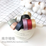 Высококлассная импортная двусторонная лента с бантиком ручной работы, аксессуар для волос, DIY, 9mm