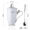 Cốc cà phê gốm sáng tạo châu Âu với vỏ thìa tinh tế Xương Trung Quốc Mark Cup Công suất lớn cá tính Cup văn phòng - Tách