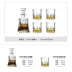 Pha lê hầm rượu thủy tinh sáng tạo rượu whisky thủy tinh ly rượu nhà decanter rượu vang đỏ chai tách rượu - Rượu vang ly rượu vang trắng Rượu vang