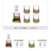 Pha lê hầm rượu thủy tinh sáng tạo rượu whisky thủy tinh ly rượu nhà decanter rượu vang đỏ chai tách rượu - Rượu vang ly rượu vang trắng Rượu vang