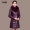 Áo khoác da nữ dài phần 2018 mới Hained Sheep leather fox fur slim coat lông trung niên áo da bomber